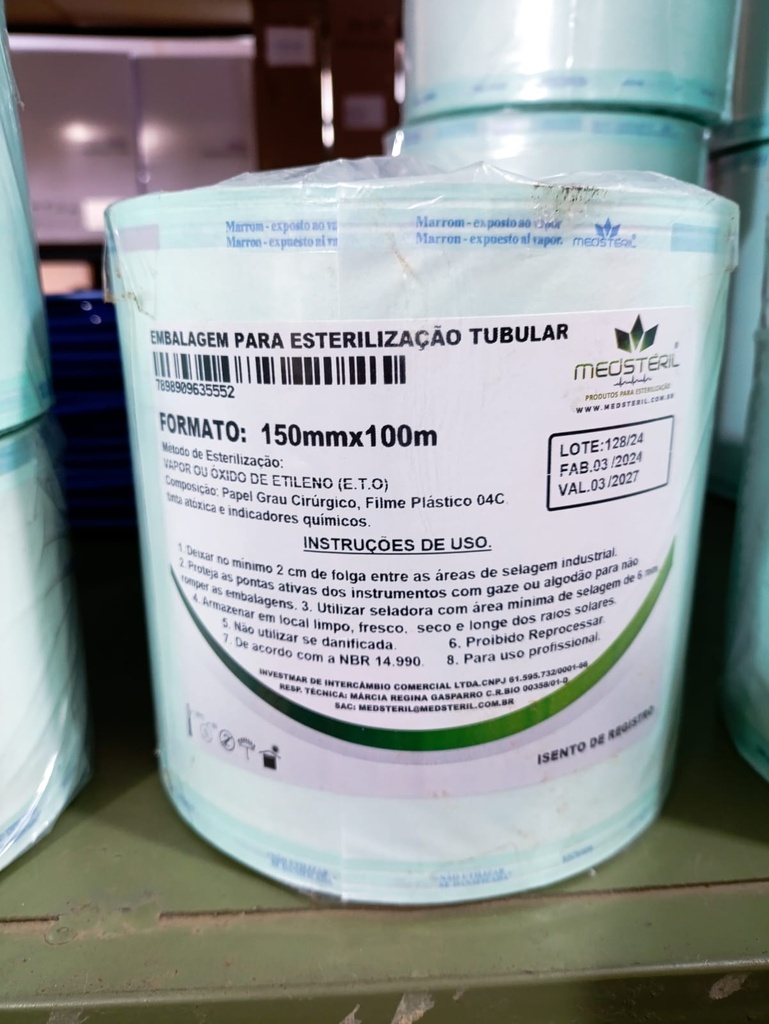 Bobina p/ Esterilización 15cmx100m  (MedSteril)