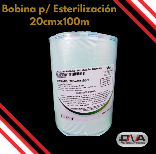 Bobina p/ Esterilización 20cmx100m (MedSteril)