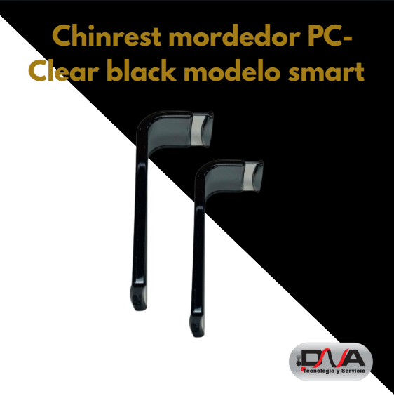 Chinrest - mordedor PC-Clear black modelo smart (Vatech)