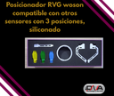 Posicionador RVG Woson compatible con otros sensores con 3 posiciones. Plastico siliconado (Woson)