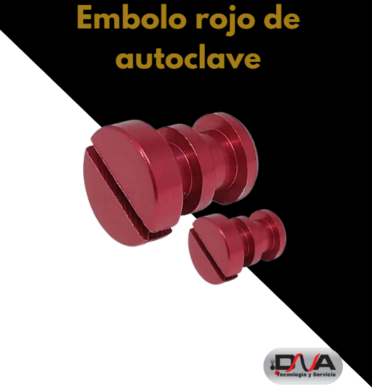 Embolo rojo de autoclave (Biotron)