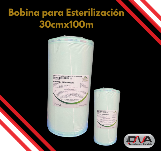 Bobina p/ Esterilización 30cmx100m (MedSteril) 