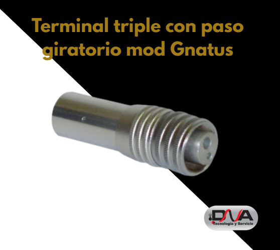 Terminal triple con paso Giratorio - Kastec