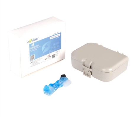 Caja para placas/ortodoncia/dentadura - Con Espejo x 1unidad - Cotisen