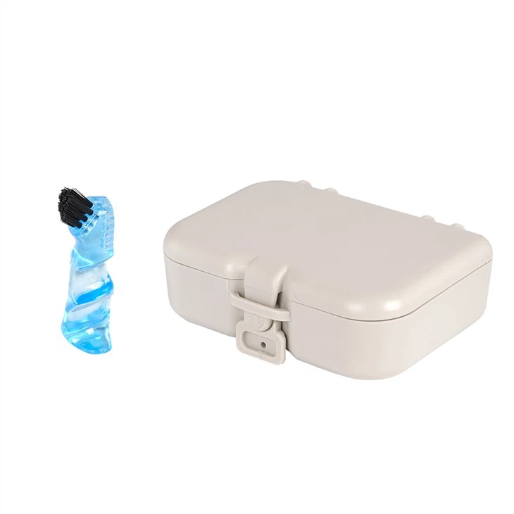 Caja para placas/ortodoncia/dentadura - Con Espejo x 1unidad - Cotisen