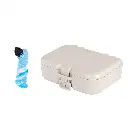 Caja para placas/ortodoncia/dentadura - Con Espejo x 1unidad - Cotisen