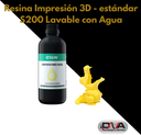 Resina Impresión 3D - estándar S200 -Lavable con AGUA - Color Amarillo Brillante -Impresiones Generales - (ESUN)