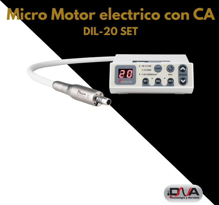Motor electrico con CA de mesa - DIL-20 SET - TEALTH 