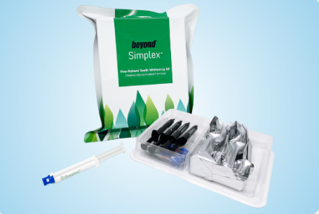 Kit de blanquemiento dental con 5 jeringas de doble cañón de gel bloquedor - Simplex - Beyond