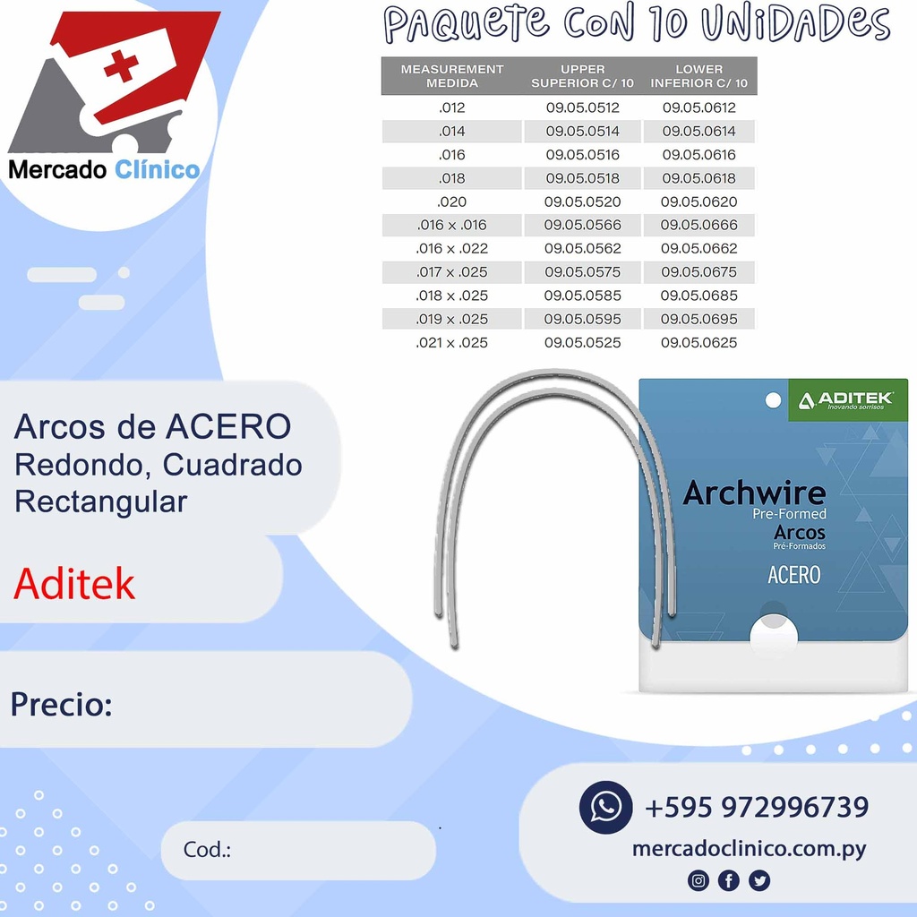 Arcos de ACERO - Redondos - ADITEK