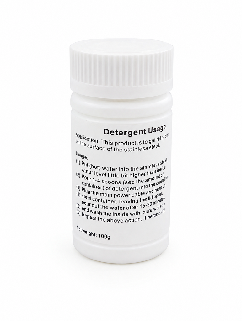 Polvo detergente limpiador para acero inox /Destilador autoclave de 100gr - Woson