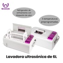 Lavadora ultrasonica de 6L con función de calentamiento de agua y desgasificación- 220V (Woson)