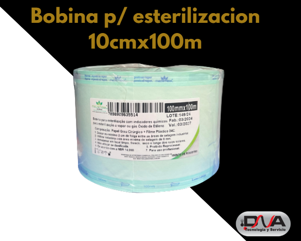 Bobina p/ esterilizacion 10cmx100m (MedSteril)