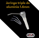 Jeringa Triple de Aluminio 1.6mm (Foshan)