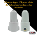 Filtro de Agua 1/4 aplicado a todos los modelos