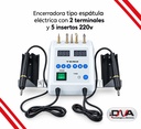 Enceradora tipo espátula electrica con 2 terminales y 5 insertos 220v (Foshan)