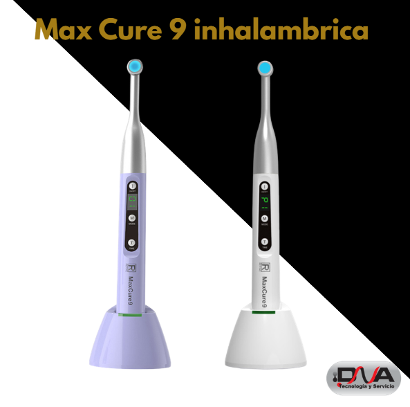 Lampara de Fotocurdo - Max Cure 9 - inalambrica 1Sg. 2300mW - 2 modos programas, sin FO (Refine)