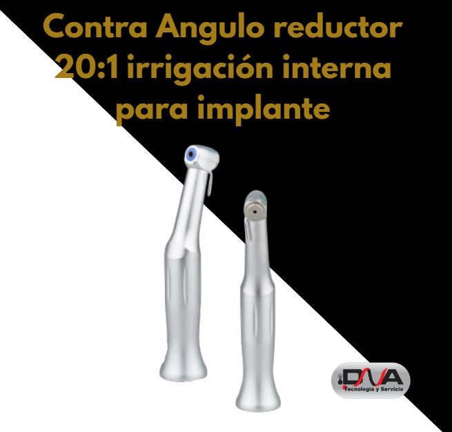 Contra Angulo reductor 20:1 irrigación interna para implante (Woson-F)