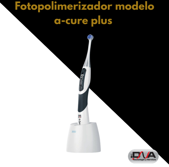 Fotopolimerizador modelo a-cure plus modo turbo 2500 mW modo normal 1200mw  (Refine) 