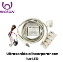 Ultrasonido a incorporar con luz LED, con puntas, llaves, valvulas y potenciometro (Woson)