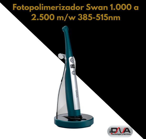 Fotopolimerizador modelo Swan - 1.000 a 2.500 m/w 385-515nm  (Refine) 