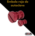 Embolo rojo de autoclave (Biotron) 