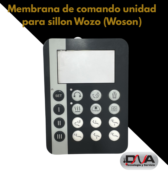 Membrana comando unidad dental sillon Wozo (Woson)