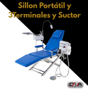 Sillon Portátil y 3 salidas y 1 Suctor  con reflector (Foshan-W)