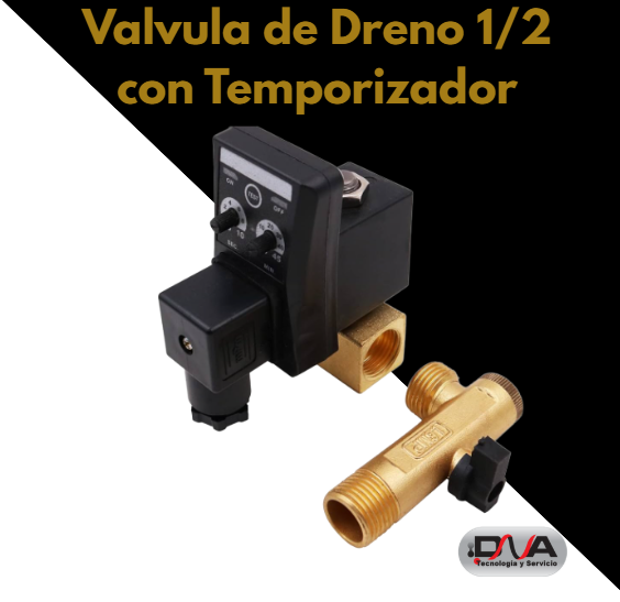 Valvula de dreno 1/2 con temporizador  (Foshan)