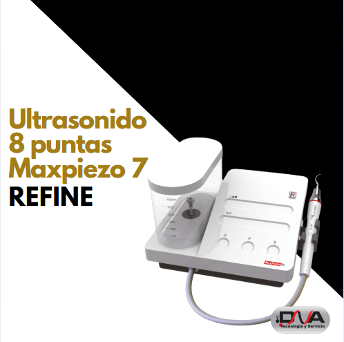 Ultrasonido Maxpiezo7+, 8 Puntas, bomba incorporada de alta potencia (Refine) 