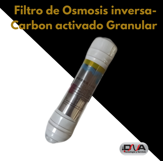 Filtro de Osmosis inversa- Carbon activado Granular - UDF (Woson)