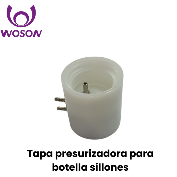 Tapa presurizadora para botella sillon (Woson)
