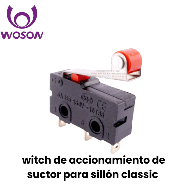 Switch de accionamiento de suctor para sillón classic marca Woson
