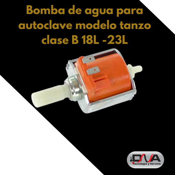 Bomba de agua para autoclave modelo tanzo clase B 18L -23L (Woson)