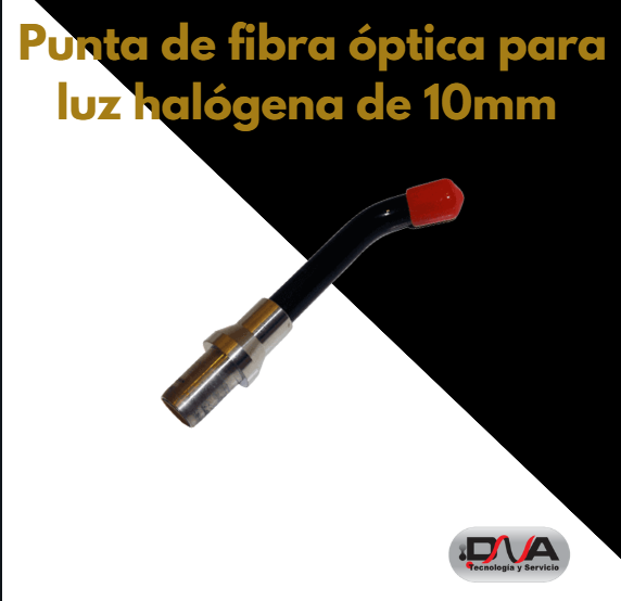 Punta de fibra óptica para luz halógena de 10mm