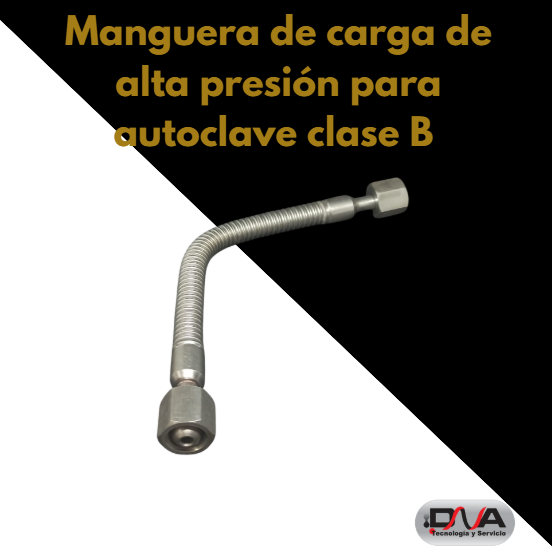 Manguera de carga de alta presion para autoclave clase b tanzo clasic / tanvo de 25cm (Woson) 