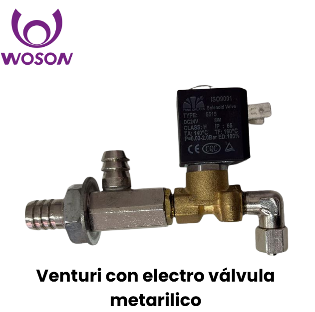 Venturi con electro válvula metarilico para sillón classic (Woson)