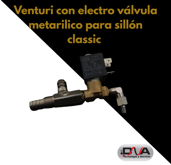 Venturi con electro válvula metarilico para sillón classic (Woson)