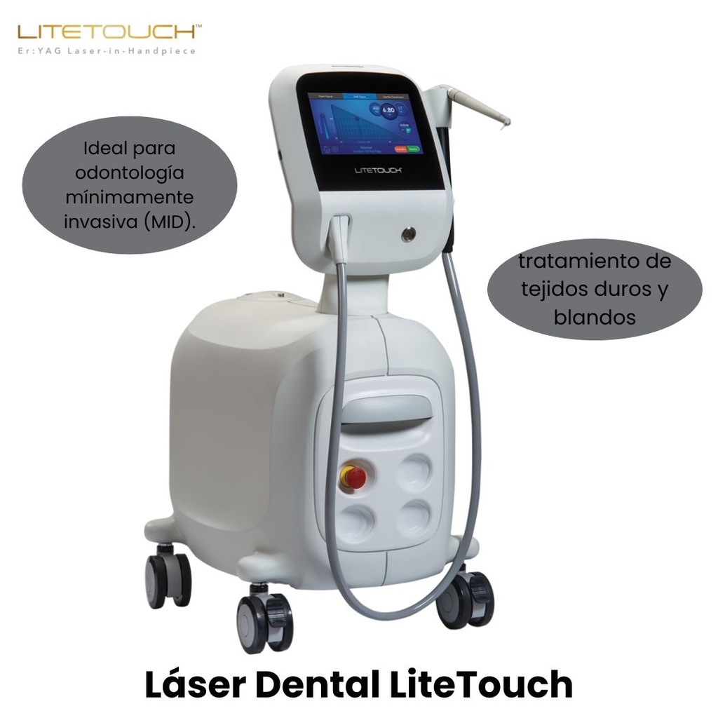 Laser Dental LiteTouch ™ Er:YAG 3 Laser en 1 - Tejido Duro*Blando y Terapéutico. 