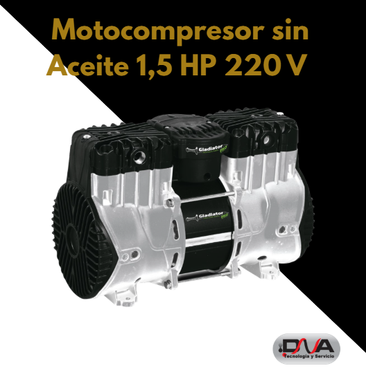 Motocompresor s/ Aceite 1,5 HP 220 V 