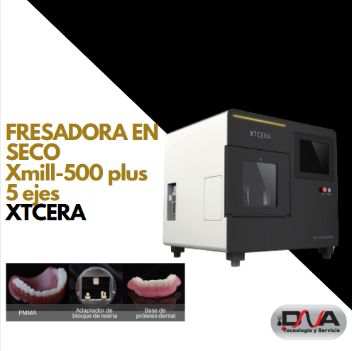 FRESADORA EN SECO Xmill-500 plus 5 ejes  XTCERA 