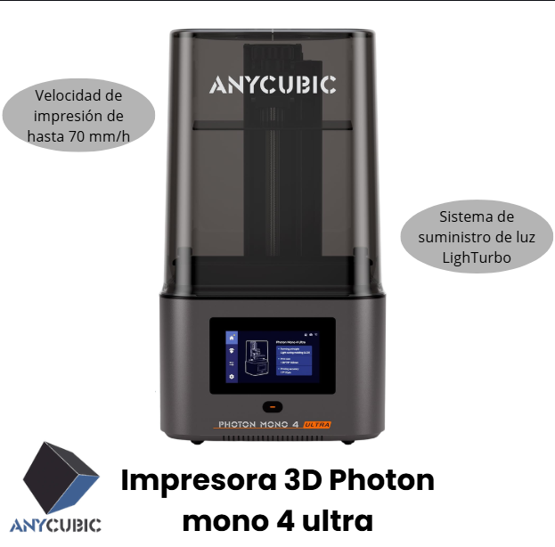 Impresora Photon Mono 4 Ultra 10k  - Anycubic