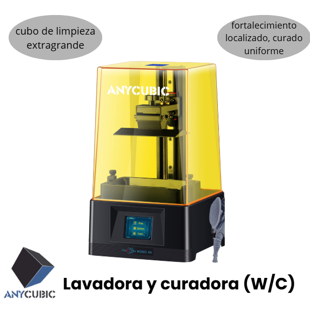 Lavadora y curadora (W & C 3) - Anycubic