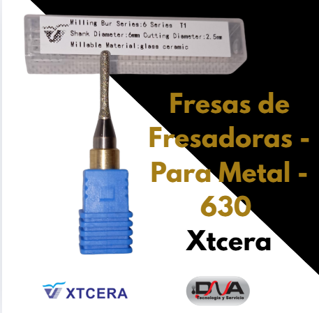 Fresas para Fresadora de metal  xmill 630 humedo. - XTCERA 