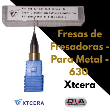 Fresas para Fresadora de metal  xmill 630 humedo. - XTCERA 