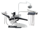 Sillon dental modelo Wozo, movimiento sincrónico+  ultrasonido, tapizado cuero eco, reflector Faro italiano. serie premiun (Woson)