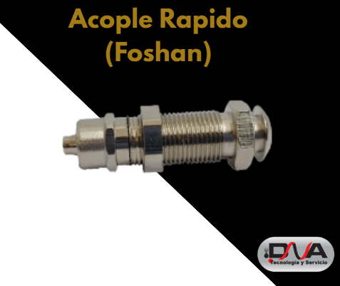 Acople rapido 1/8 hembra con valvula - (Foshan)
