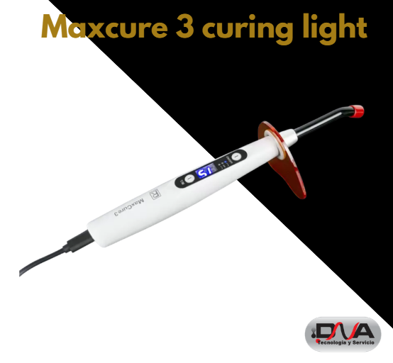 Lampara de Fotocurado Max Cure 3 inalámbrica 5-20 sg. 1.200mW -3 programas -Usb tipo C (Refine) 