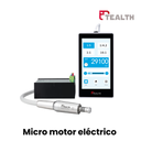 Micromotor eléctrico intra con LED -incorporado a unidad  40.000 RPM - contra angulo LED push botton- 24v - (Tealth)