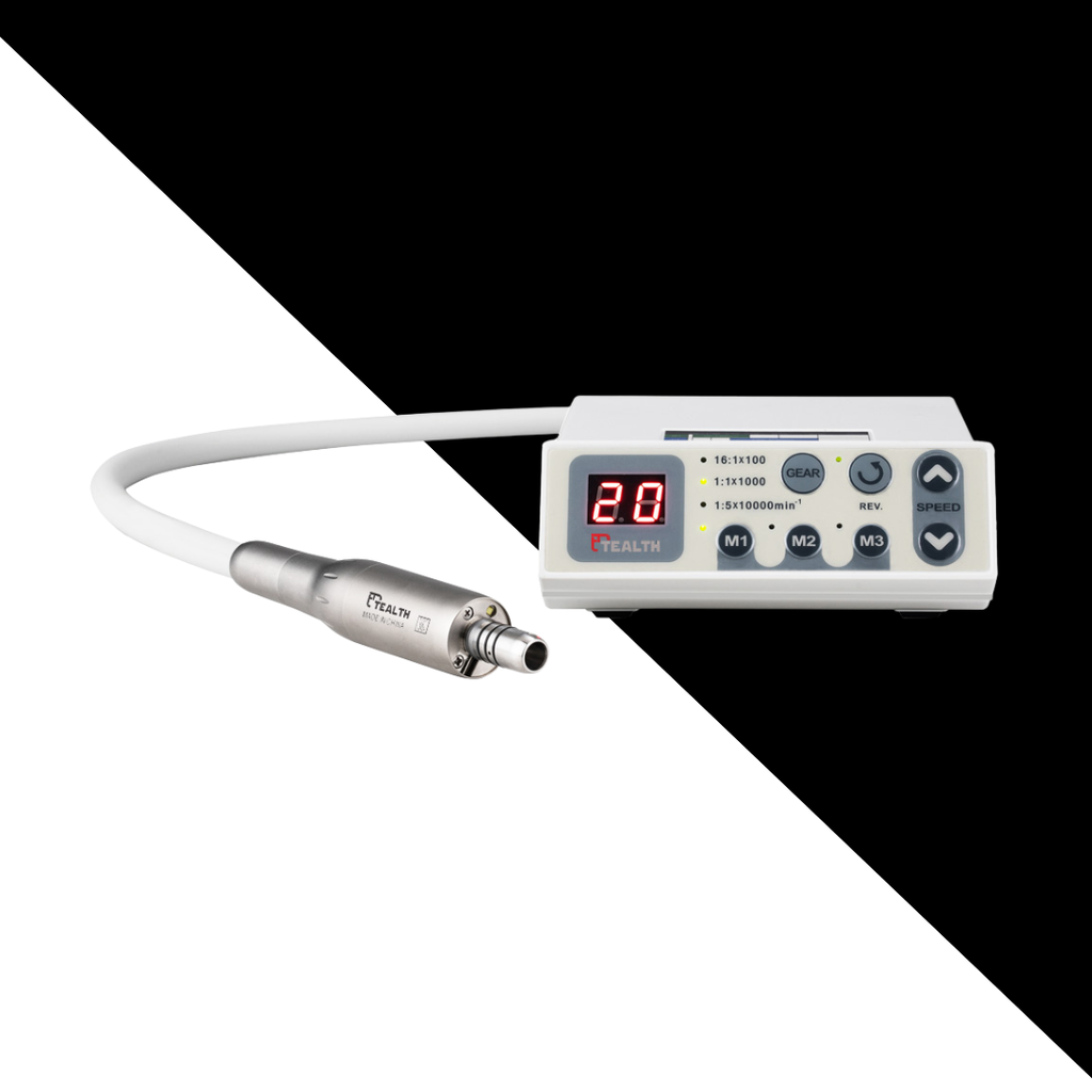 Micromotor eléctrico con Contra Angulo unidad 220v - TEALTH 